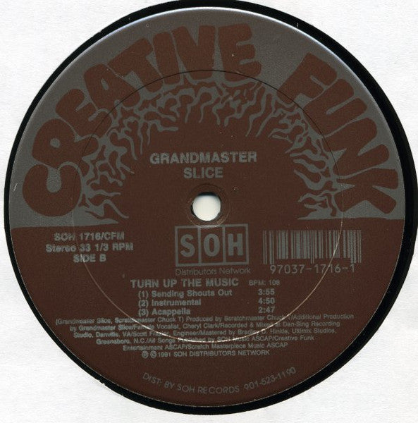 Grandmaster Slice : Thinking Of You / Turn Up The Music (12", Single)