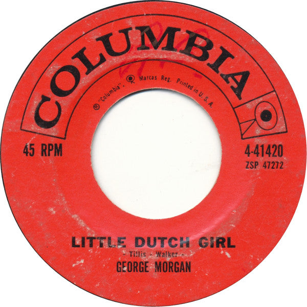 George Morgan (2) : Little Dutch Girl (7", Single)