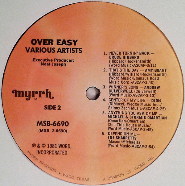 Various : Over Easy (LP, Comp)
