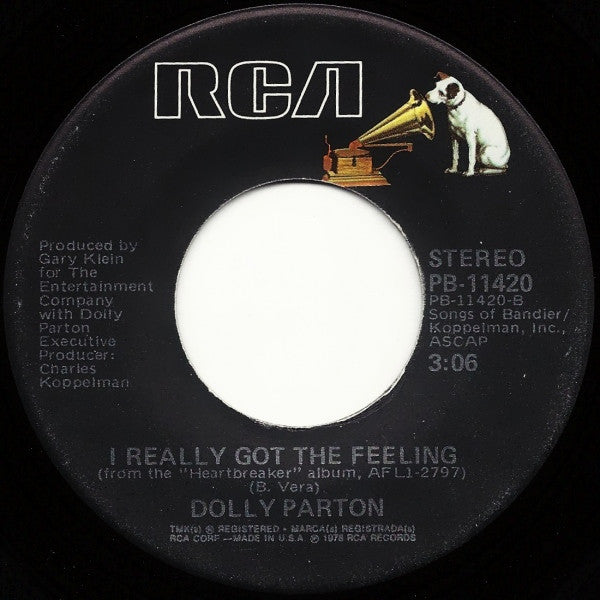 Dolly Parton : Baby I'm Burnin' (7", Single)