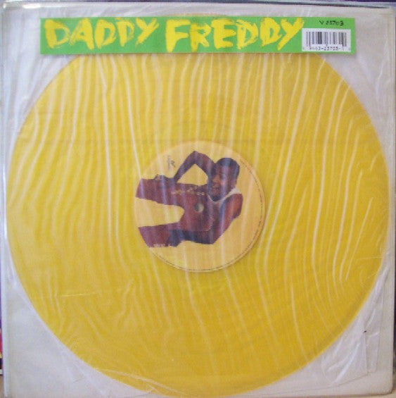 Daddy Freddy : Daddy Freddy's In Town / We Are The Champions (12", Yel)