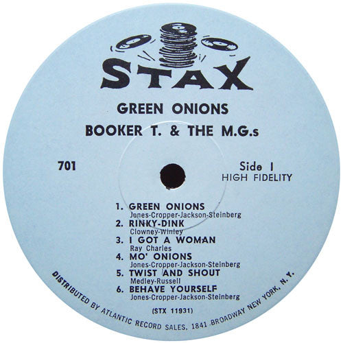 Booker T. & The M.G.s* : Green Onions (LP, Album, Mono, MGM)