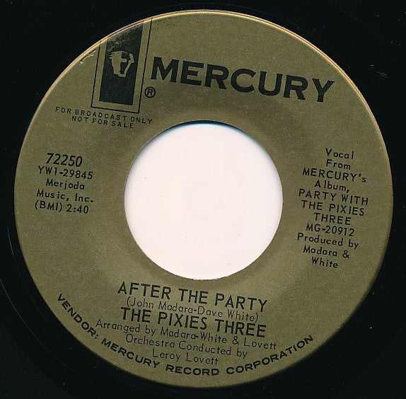 The Pixies Three : Gee (7", Promo)