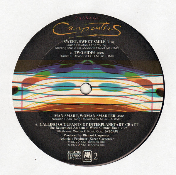 Carpenters : Passage (LP, Album, Ter)