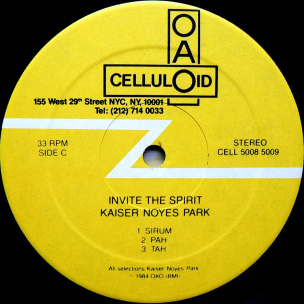 Henry Kaiser / Charles K. Noyes / Sang Won Park : Invite The Spirit (2xLP, Album)