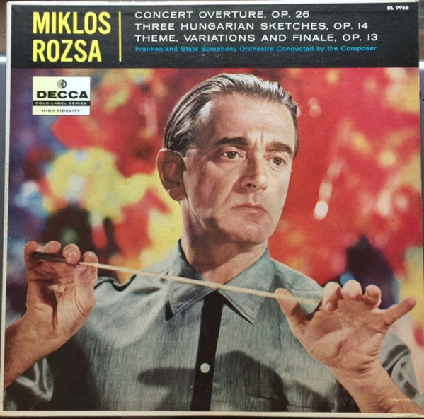 Miklós Rózsa, Frankenland State Symphony Orchestra : Orchestral Works (LP, Album, Mono)