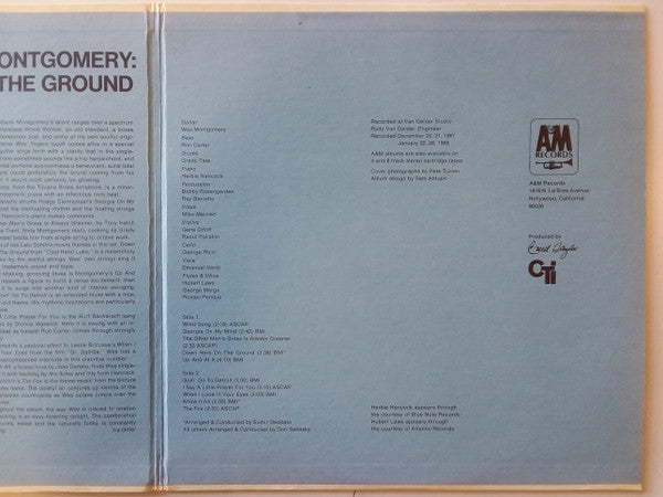 Wes Montgomery : Down Here On The Ground (LP, Album, San)