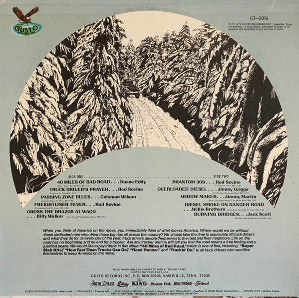 Various : 40 Miles Of Bad Road (LP, Comp, RE)