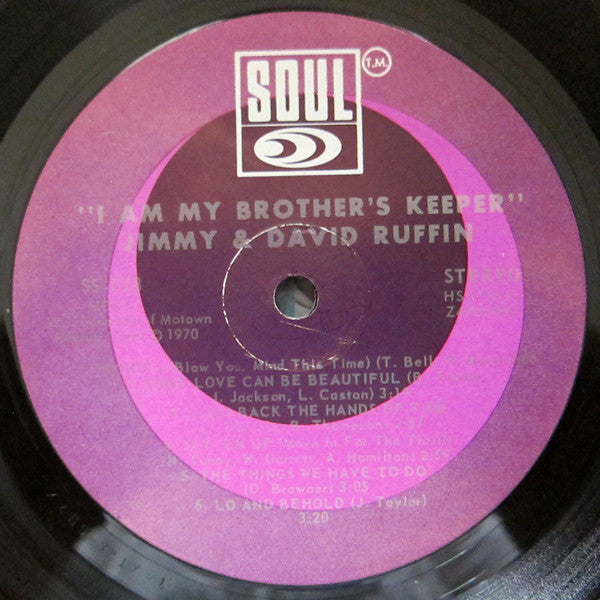 The Ruffin Brothers : I Am My Brother's Keeper (LP, Album)