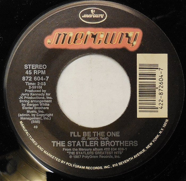 The Statler Brothers : Moon Pretty Moon / I'll Be The One (7", Single, Spe)