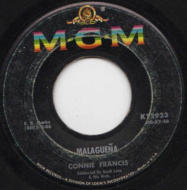 Connie Francis : My Heart Has A Mind Of Its Own (7")