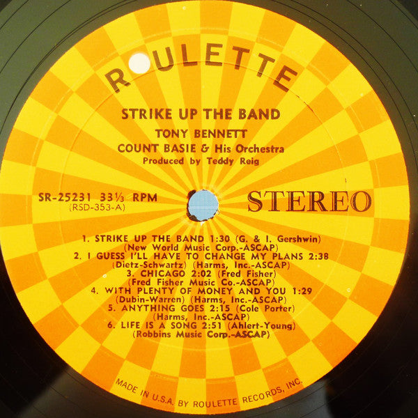 Bennett* & Basie* : Strike Up The Band (LP, Album)