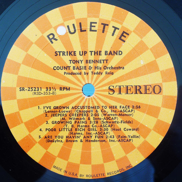 Bennett* & Basie* : Strike Up The Band (LP, Album)