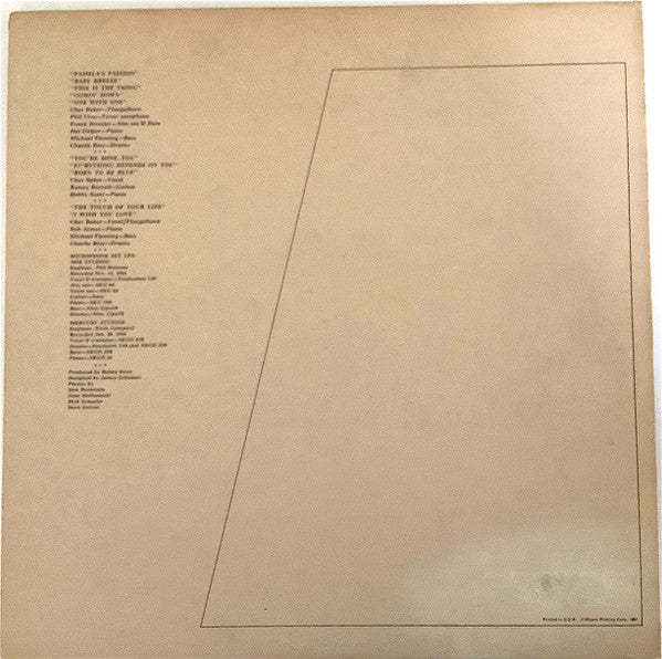 Chet Baker : Baby Breeze (LP, Album, Gat)