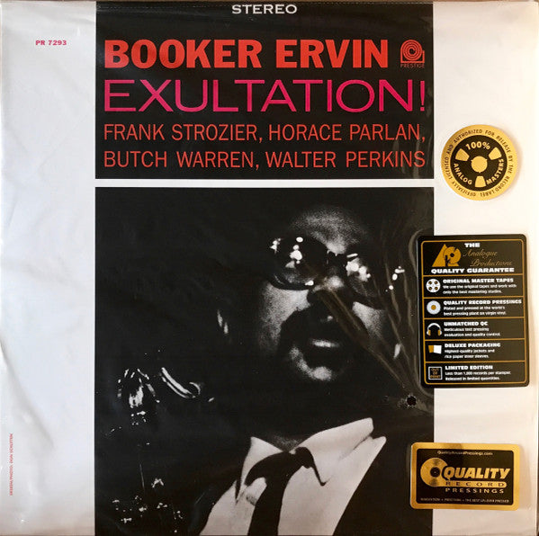 Booker Ervin : Exultation! (LP, Album, RE, RM, 200)