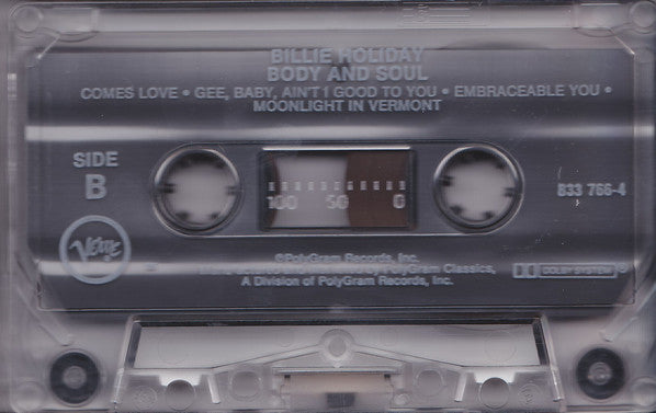 Billie Holiday : Body & Soul (Cass, RM)