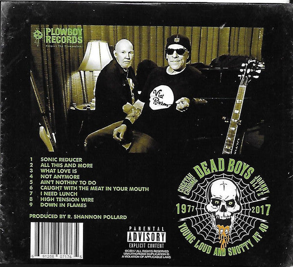 Dead Boys* : Still Snotty: Young Loud And Snotty At 40 (CD, Album)