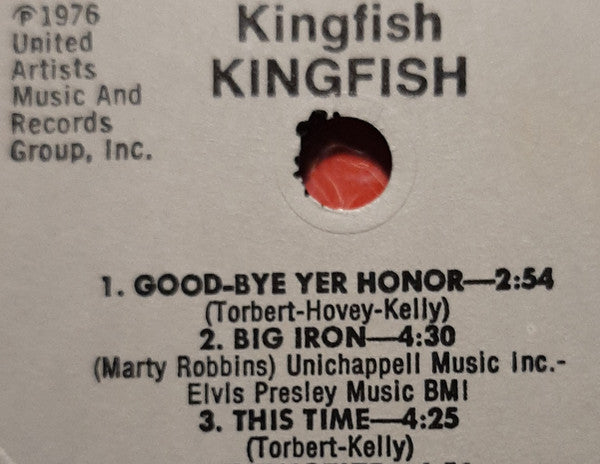 Kingfish : Kingfish (LP, Album, Res)