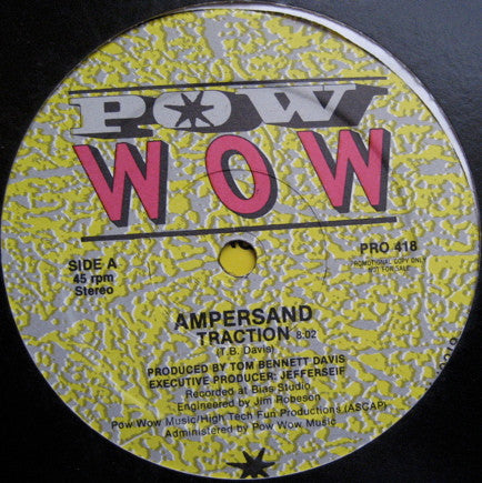Ampersand : Traction (12", Promo)