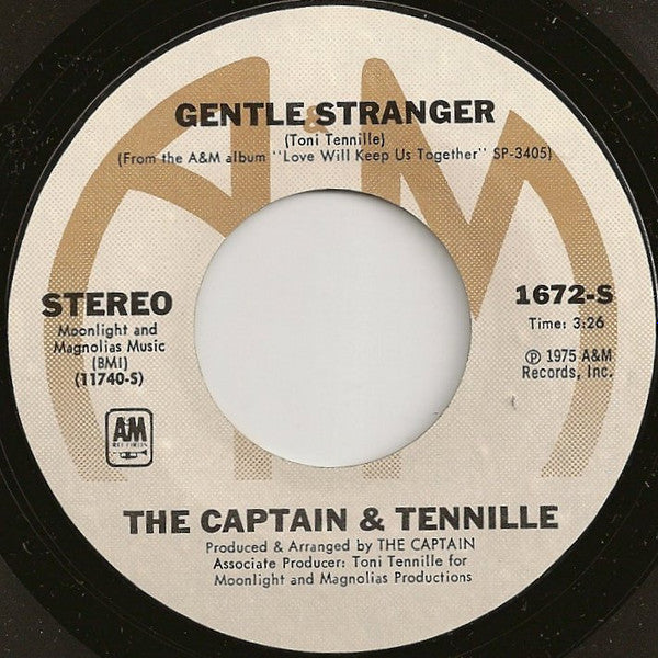 The Captain & Tennille* : Love Will Keep Us Together (7", Single, Styrene, Pit)