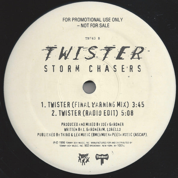 Storm Chasers : Twister (12", Promo)