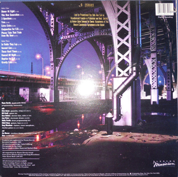Wayne Horvitz : This New Generation (LP, Comp, Promo)