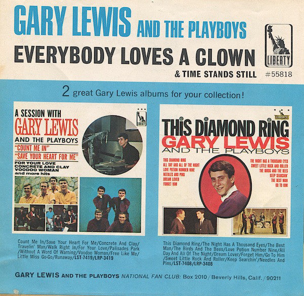 Gary Lewis And The Playboys* : Everybody Loves A Clown (7", Single, Styrene, She)