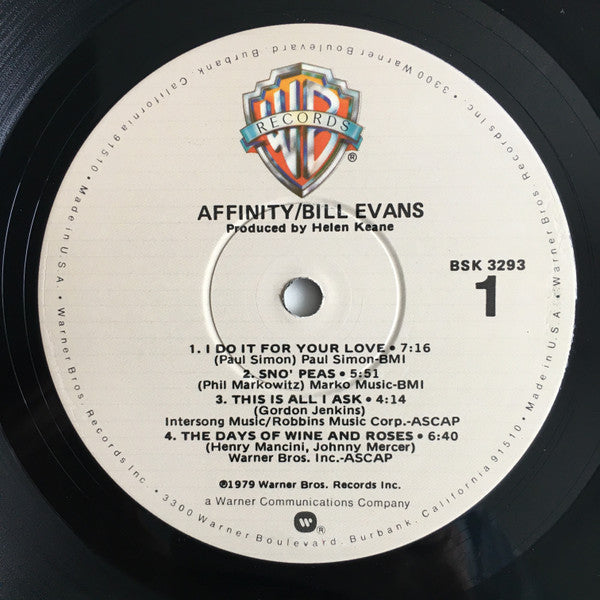 Bill Evans / Toots Thielemans : Affinity (LP, Album)