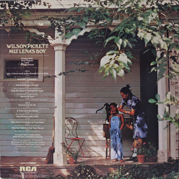Wilson Pickett : Miz Lena's Boy (LP, Album, Ind)