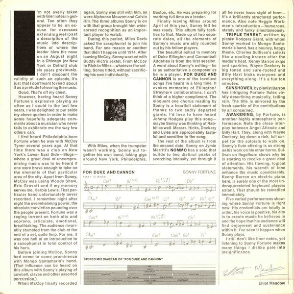 Sonny Fortune : Awakening (LP, Album, Ter)
