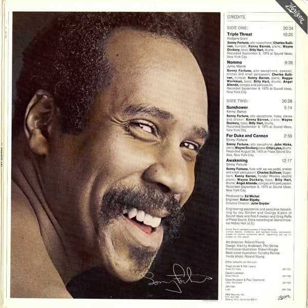Sonny Fortune : Awakening (LP, Album, Ter)