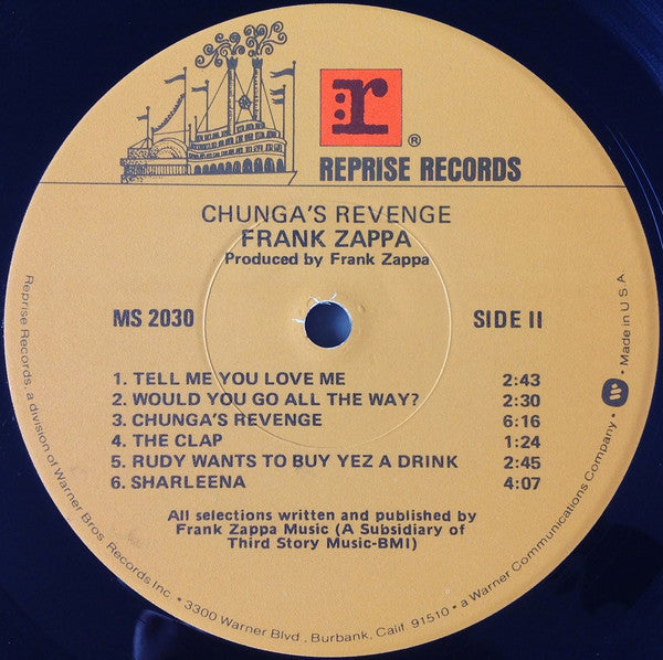 Frank Zappa : Chunga's Revenge (LP, Album, RE, Gat)