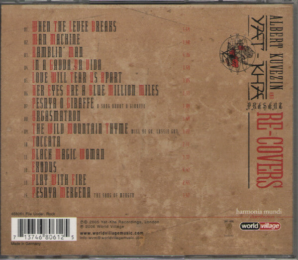 Albert Kuvezin And Yat-Kha : Re-Covers (CD, Album)