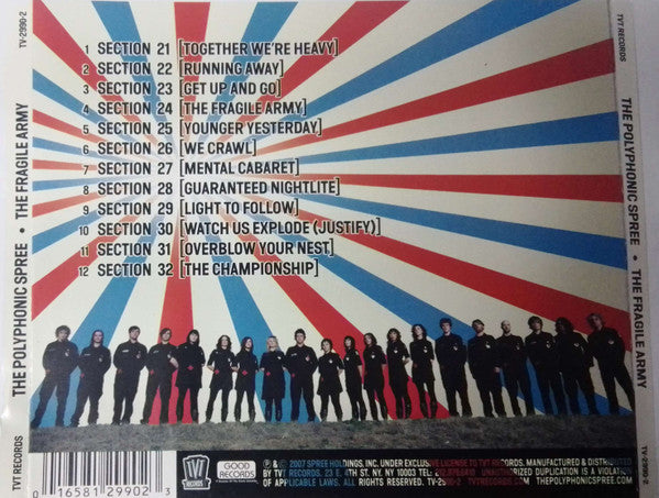 The Polyphonic Spree : The Fragile Army (CD, Album)