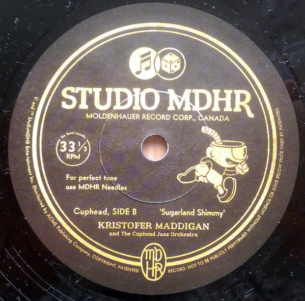 Kristofer Maddigan And The Cuphead Jazz Orchestra : Selections From Cuphead "Don't Deal With The Devil" Original Soundtrack (7", Promo, Smplr)