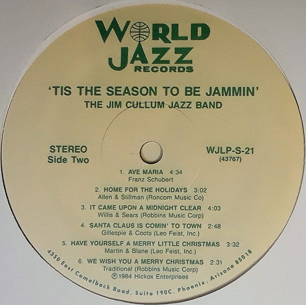 The Jim Cullum Jazz Band : 'Tis The Season... To Be Jammin'! (LP, Album)