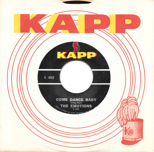 The Emotions (5) : Come Dance Baby / Echo (7", Styrene)