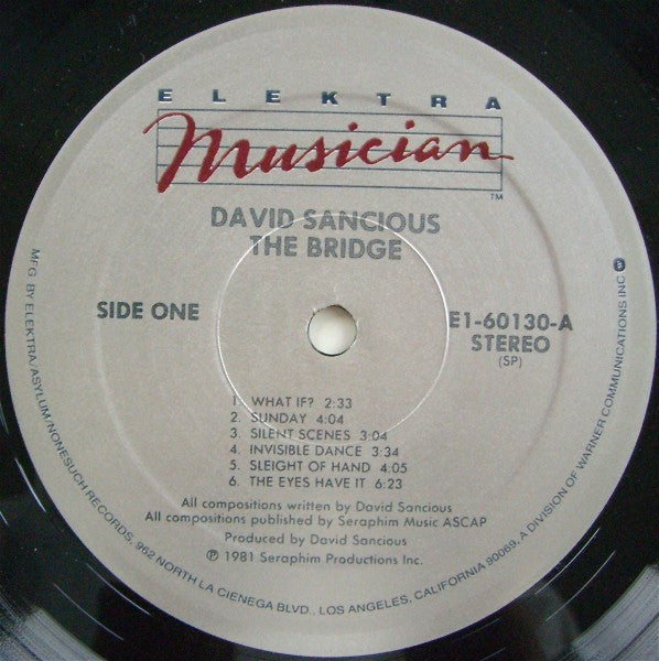 David Sancious : The Bridge (LP, Album)