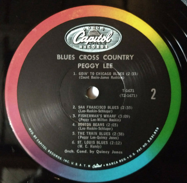 Peggy Lee : Blues Cross Country (LP, Album)