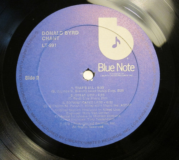 Donald Byrd : Chant (LP, Album)