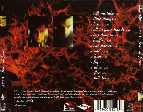 Lamb : Fear Of Fours (CD, Album, PMD)