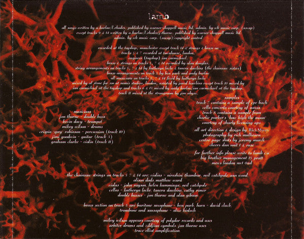 Lamb : Fear Of Fours (CD, Album, PMD)