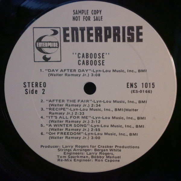 Caboose* : Caboose (LP, Album, Promo)