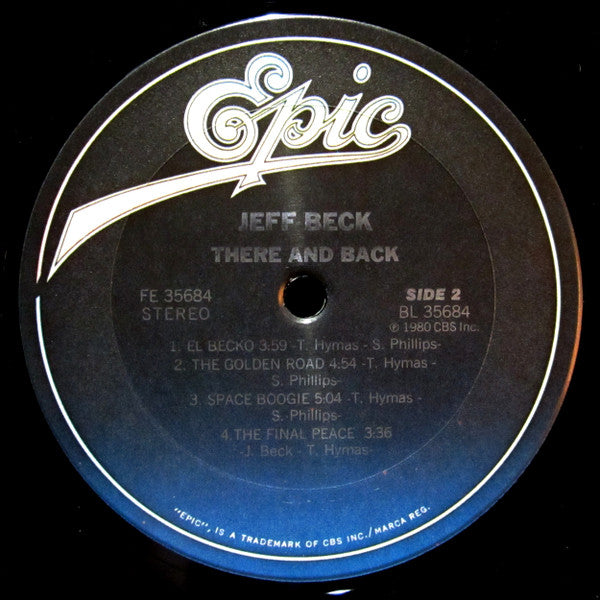 Jeff Beck : There & Back (LP, Album, Pit)