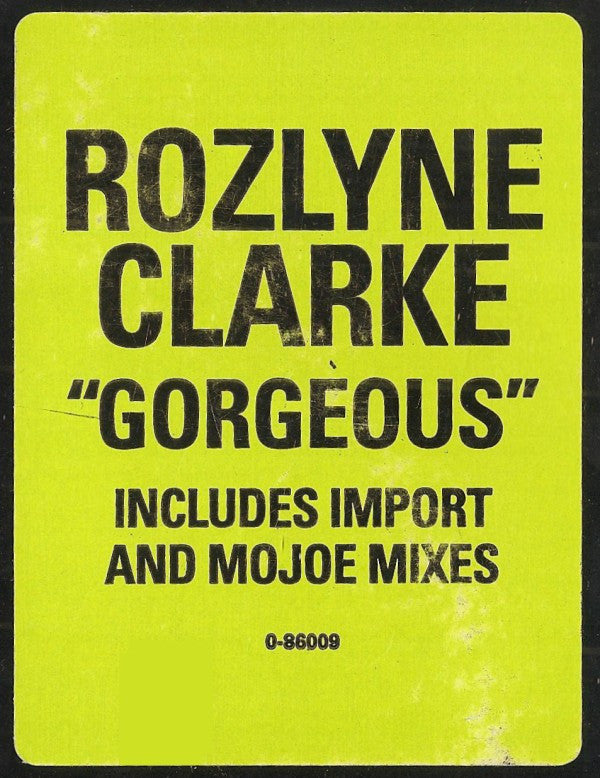 Rozlyne Clarke : Gorgeous (2x12", Promo)