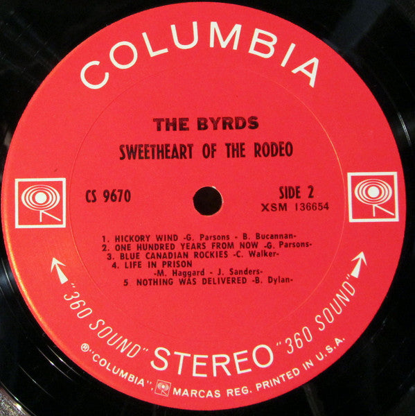 The Byrds : Sweetheart Of The Rodeo (LP, Album, Pit)