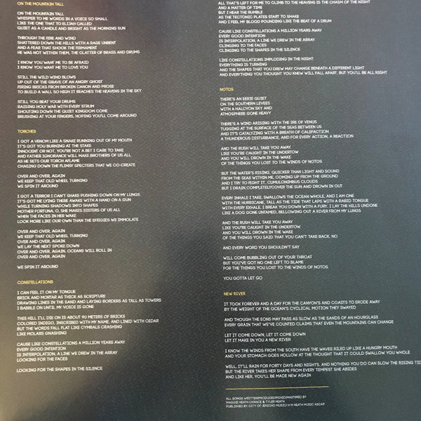 The Oh Hellos : Notos / Eurus (LP, Album, Gol)