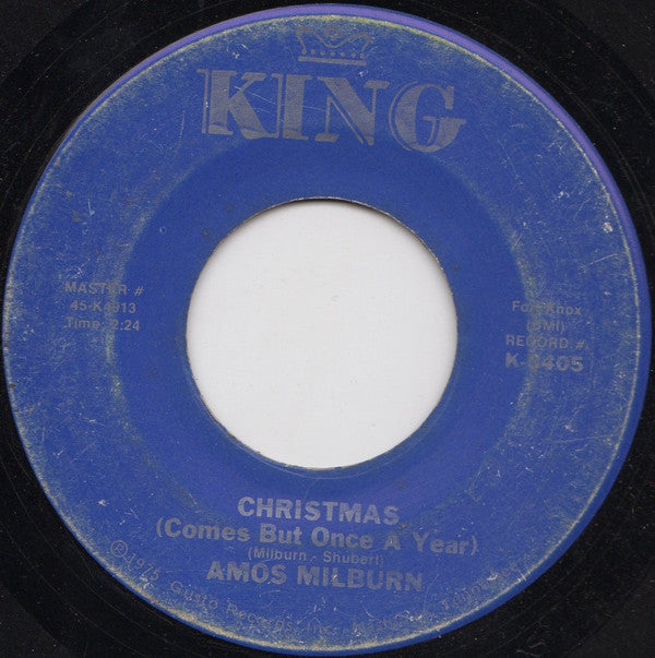 Charles Brown / Amos Milburn : Please Come Home For Christmas / Christmas (Comes But Once A Year) (7", Single, RE)