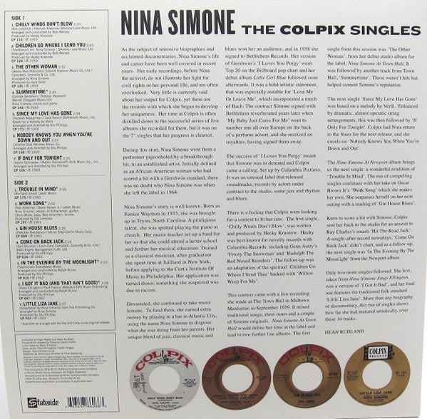Nina Simone : The Colpix Singles (LP, Comp, Mono)