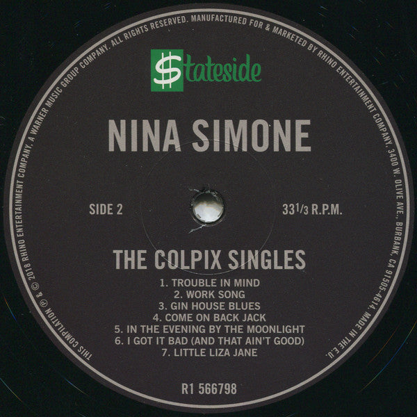 Nina Simone : The Colpix Singles (LP, Comp, Mono)